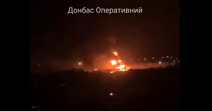 В окупованому Луганську заявили про ракетний удар по нафтобазі