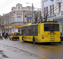 В Житомире не выходят на работу водители троллейбусов и трамваев  