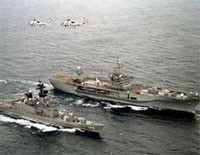 Американские суда следят за подозрительными корейскими кораблями 