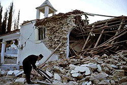 Мощное землетрясение произошло в Греции 