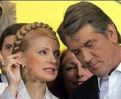 Тимошенко больше не критикует Ющенко 