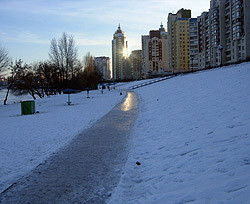 Киев уже готовится к зиме 