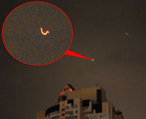 Ночью в пятницу над Киевом летали НЛО?  