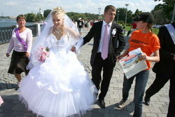 В Днепропетровске День города спровоцировал свадебный бум! 
