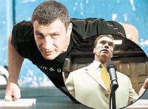 Виталий Кличко: «Я позвал на бой Шварценеггера» 