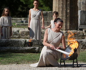 В Греции провели репетицию зажжения Олимпийского огня 