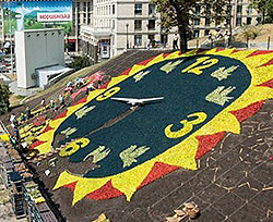 Киевские цветочные часы законсервировали на зиму 
