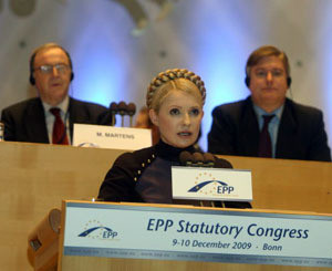 В Германии Тимошенко представили как президента Украины 