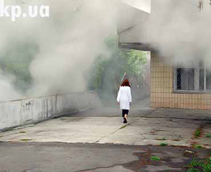 На Харьковщине сгорела больница  