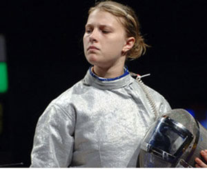 Лучшая спортсменка страны в 2009 году - фехтовальщица Ольга Харлан 