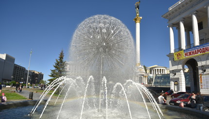 В Киеве открыли сезон фонтанов