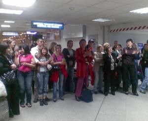 Из-за извержения исландского вулкана в аэропорту «Борисполь» началась революция пассажиров 