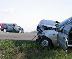 Авария под Борисполем: Daewoo оказалась крепче Dacia [ВИДЕО]
