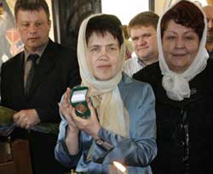 Людмила Янукович получила орден Великомученицы Екатерины 