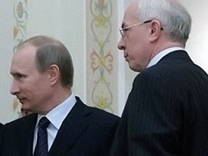 Азаров и Путин начали переговоры в резиденции российского премьера