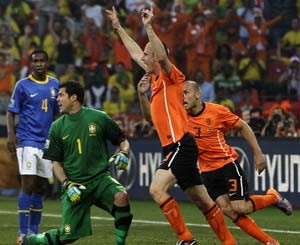 Голландия выиграла у Бразилии - 2:1! 