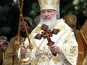 От патриарха Кирилла спрятали ракеты