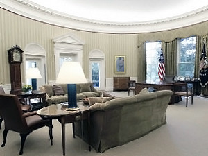 Овальный кабинет Белого дома для Обамы максимально осветлили