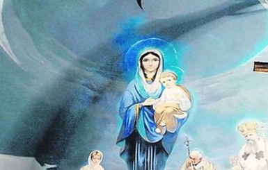 Львовскую церковь украсили иконой «святого семейства Ющенко»