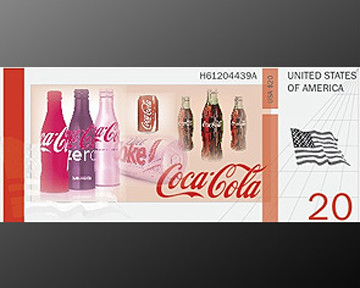 На новых долларах может появиться кукла Барби, Обама и Coca-Cola