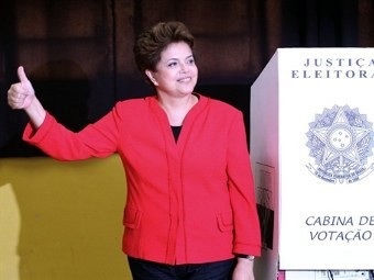 В Бразилии первый тур президентских выборов выиграла женщина