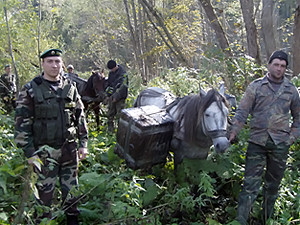 Черновицкие пограничники задержали сигаретный караван