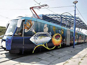 Трамвай для футбольных фанатов
