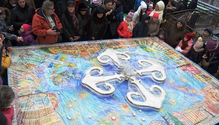 В Одессе испекли огромный 3D-пряник