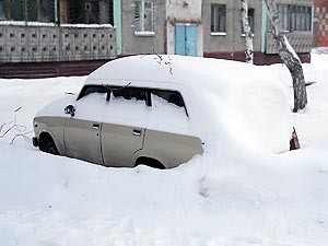 В понедельник в Украине выпадет снег