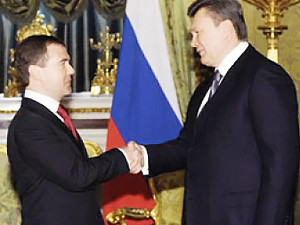 Янукович заверил Медведева: «Украина будет надежным партнером в обеспечении транспортировки газа»