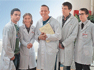 На съемках «Интернов» актеры превратились во врачей