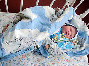 В Киеве родился первый в этом году малыш-богатырь