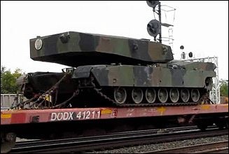 Суперсекретный танк армии США случайно сняли на видео 