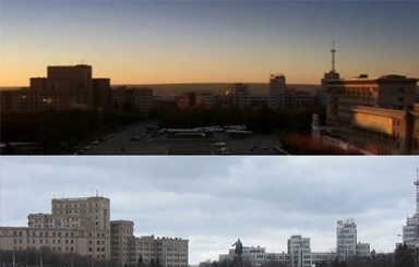 Ради Евро-2012 с центральной площади Харькова убрали памятник Ленину