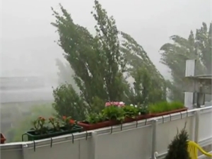 В Киеве прошел ураган