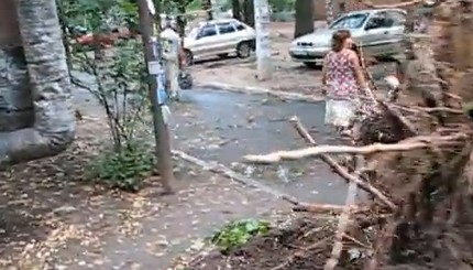 Ураган разрушил Днепропетровск 