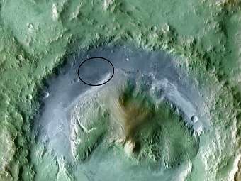 Новый марсоход посадят в жерло гигантского вулкана