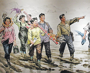 Ким Чен Ир погнал студентов на стройки