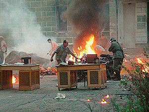 На съемках «Матча смерти» в Харькове произошел взрыв. Есть пострадавшие
