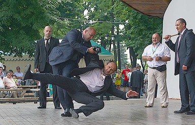 Охрана Януковича победила в соревнованиях телохранителей