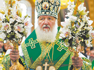 Патриарх Кирилл освятил крупнейший в Украине собор