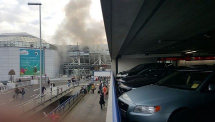 Теракт в аэропорту Брюсселя: видео очевидца