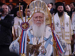 Виктор Янукович встретился со Вселенским Патриархом 
