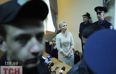 У Тимошенко сдали нервы во время суда