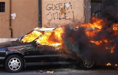 Беспорядки в Риме: число пострадавших достигло 70