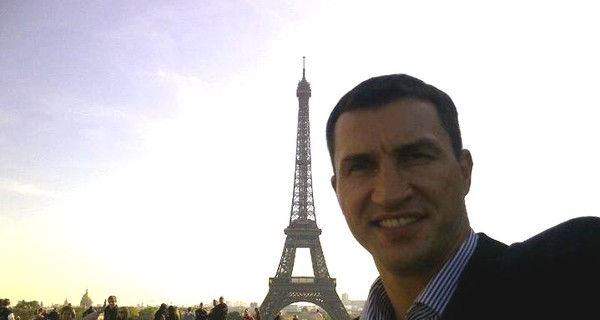 Кличко побывал в Париже - в гостях у будущего соперника