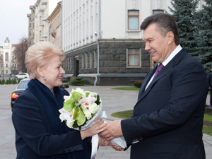 Президента Литвы в Киеве ждали не все