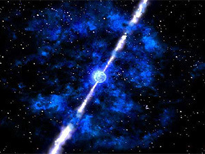 Гигантская комета упала на нейтронную звезду