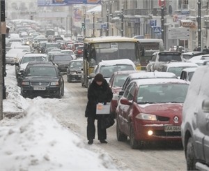 Чем жил Киев: неожиданные снегопады, авария на Бортнической станции и новый ребенок 