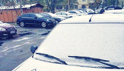13 ноября Киев засыпало снегом